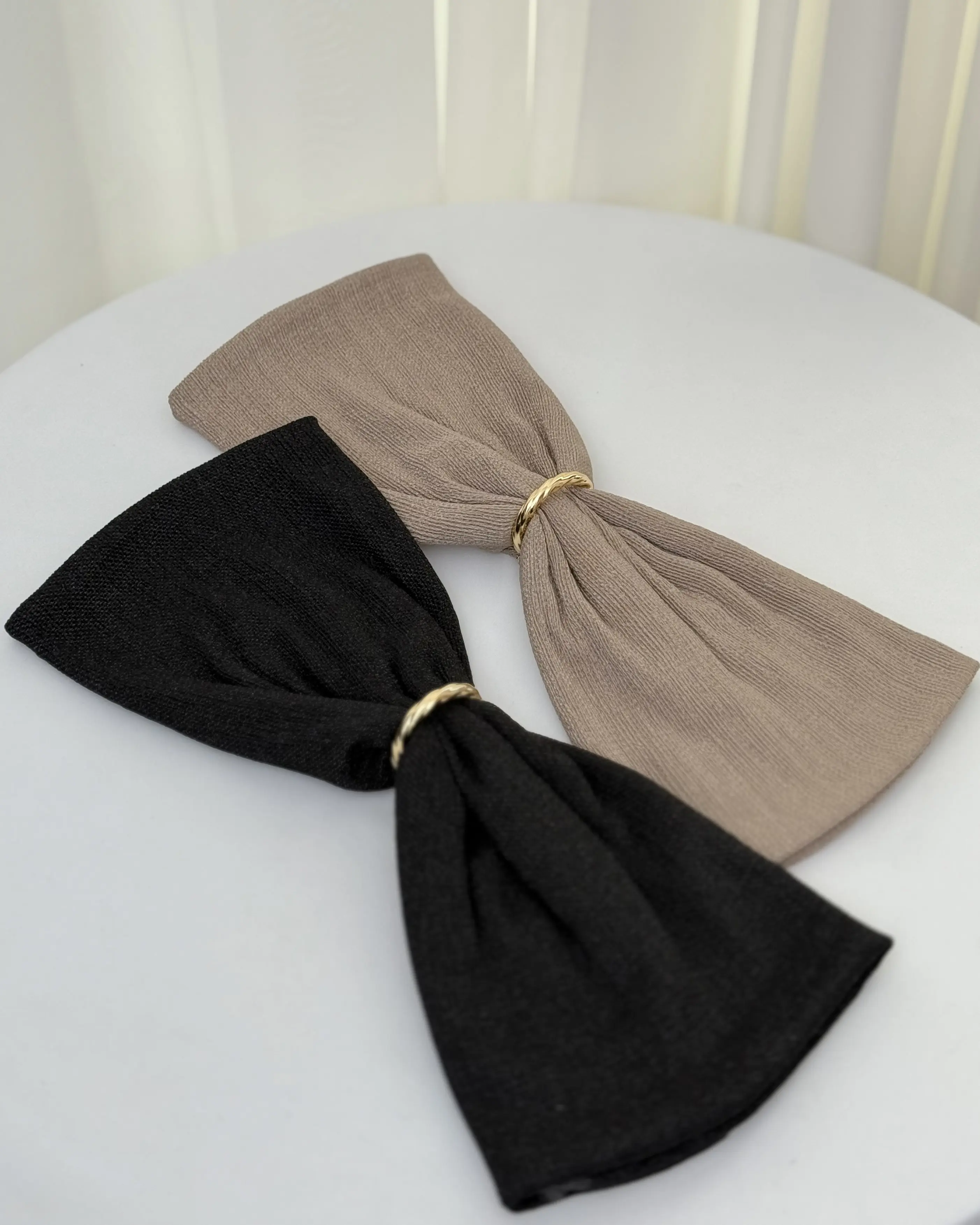 شال زنانه دو رو نخی